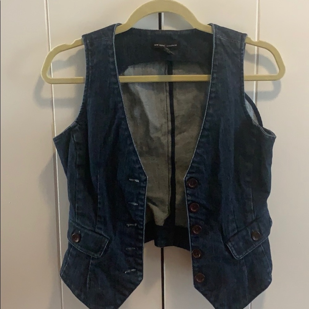 New York and Company Denim Vest